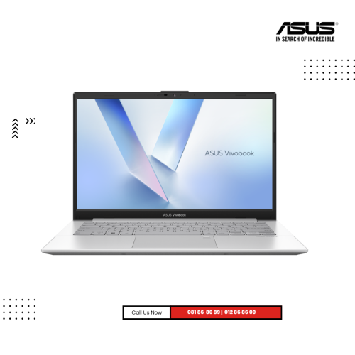 ASUS VIVBOOK  GO 14 | E1404TA-EB078W 1S-COOL SILVER ( Intel  Celeron N150 / 8GB /  256 GB PCIE SSD / 14"FHD-IPS/Win11 )