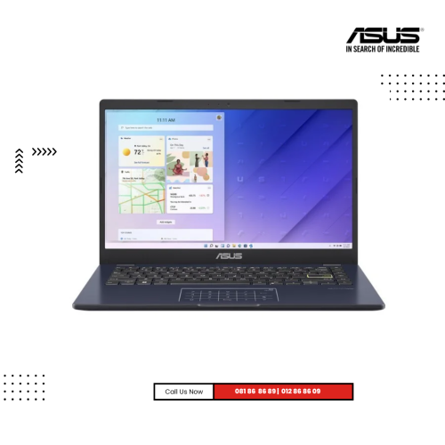 ASUS VIVOBOOK GO 14 | E410KAB-EK931W-  Black( Intel Celeron N4500 / 8GB / 512 GB PCIE SSD / 14" FHD /Win11 )