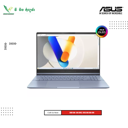 ASUS VIVBOOK  S15 OLED  |  S5506MA-Blue (Intel Core Ultra 7-155H  / 16GB / 1 TB PCIE / 15.6"OLED 3K-120Hz /Win 11  )