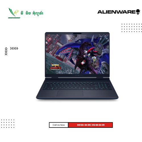 Dell Alienware | Aurora 16X-Blue( Intel Core Ultra 9-275HX / 16GB / 1 TB PCIE SSD / 16"QHD-2.5K-240Hz/ RTX5060 -8GB/ Win 11)