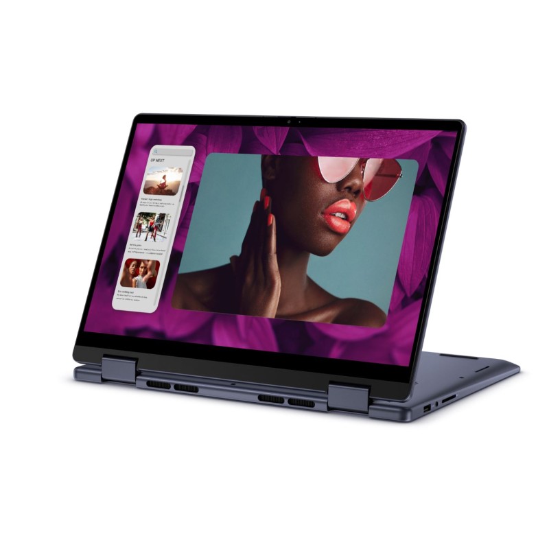 Dell Inspiron 14 | 7445 ( 2in1 ) (Midnight blue) - ( AMD Ryzen 5-8640HS / 16GB / 512 GB SSD /14"WQXGA ( IPS )/ Win 11 ) TuochScreen