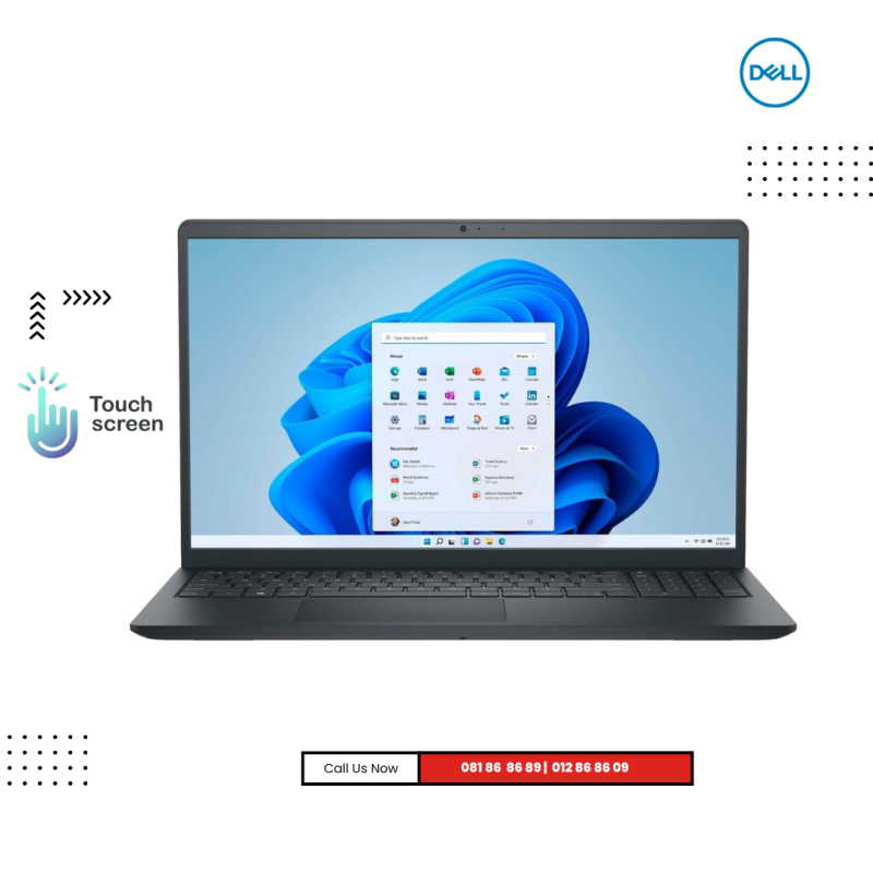 Dell Inspiron 15 | 3535 -BLACK ( AMD Ryzen 7-7730U / 16 GB / 512 GB PCIE M.2 SSD / 15. 6 FHD​ -IPS/Win 11 ) TuochScreen