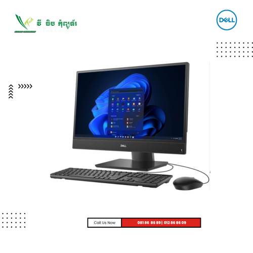 Desktop Dell AIO | 3280- Black ( Inte  i5-10500/ 16GB/ 256 M. 2 SSD  / 22"FHD / DOS  )  Second hand
