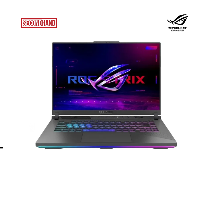 ASUS ROG Strix G16 | G614PH-RV114W 4G-VOLT Green-( AMD RYZEN 9-8940HX / 16GB / 1 TB PCIE SSD/RTX5050-8GB /16"FHD+ (IPS )- 165HZ /Win 11 )Second Hand
