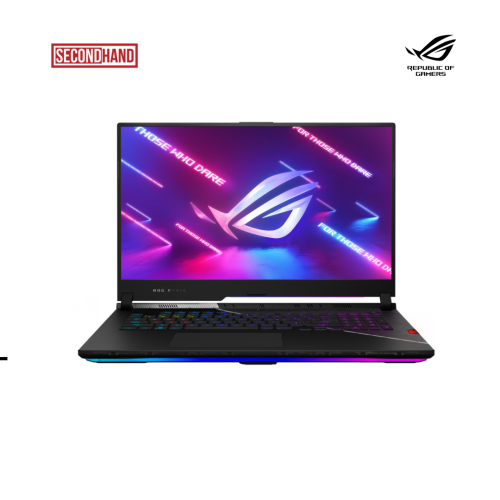 ASUS ROG SCAR  17 | G733ZM-KH049W-Black-( Intel Core I7-12700H / 16GB / 1 TB PCIE SSD/RTX3060-6GB /17.3"FHD - 360HZ /Win 11 )Second Hand
