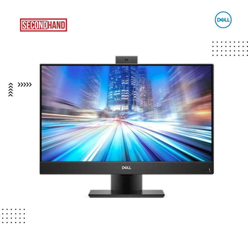 Desktop Dell AIO | OptiPlex 7470  ( Intel Core I5-9500/ 8GB/ 256 GB M.2 SSD /23.8"FHD /DOS ) Second hand