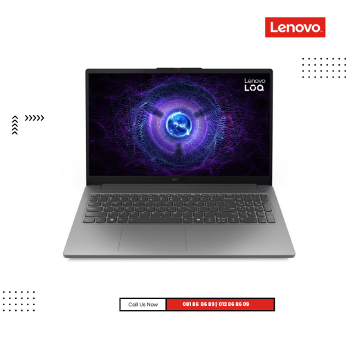 LENOVO LOQ 15 | 15IAX9-E- Luna Grey  ( Intel Core i5-12450HX / 16GB/ 512GB PCIE/ 15.6" FHD- (144Hz)  /RTX3050-6GB /Win 11 )