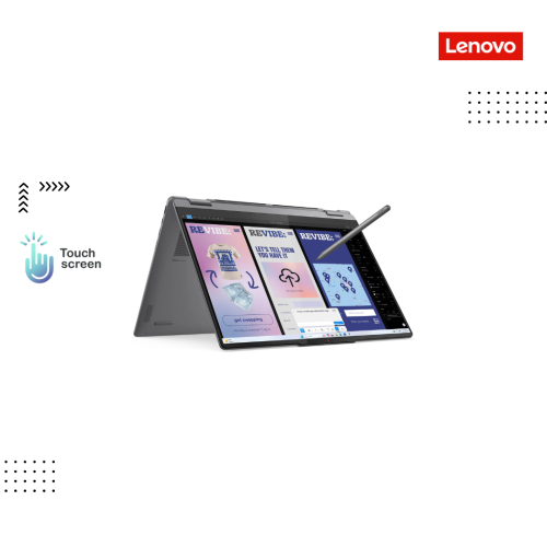 LENOVO YOGA 7i | ( 2-in-1) 16ILL10-LUNA-GREY-( Intel Core Ultra 7-258V / 32GB / 1 TB PCIE SSD / 16" OLED -2.8K-120Hz /Win 11) TuochScreen