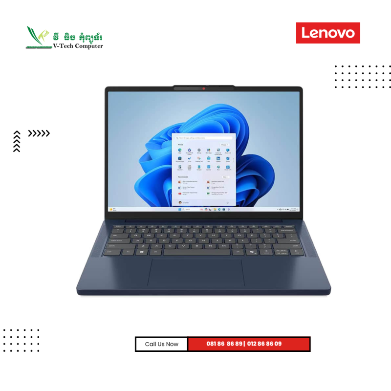 LENOVO IdeaPad Slim 3 | 14IRH10R-Cosmic Blue ( Intel​​ Core 5-210H / 8GB / 512 PCIE /14"FHD+/ DOS )