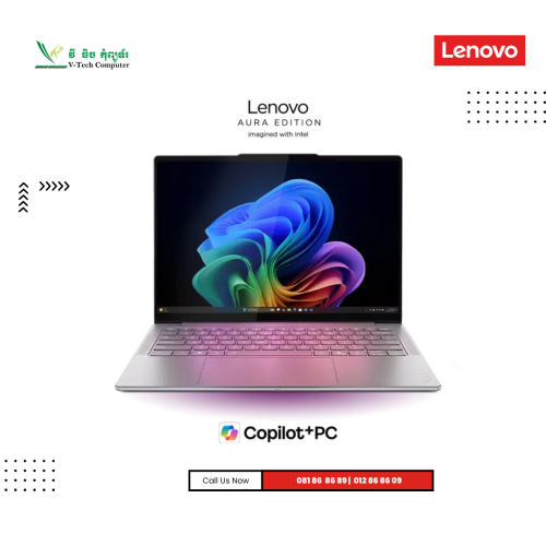 LENOVO YOGA Slim 7 | Aura Edition 14ILL10- Luna Grey ( Intel Core™ Ultra 7 258V / 32 GB /  1TB PCIE SSD M.2 / 14" 2.8K- OLED  /Win 11) Non TouchScreen