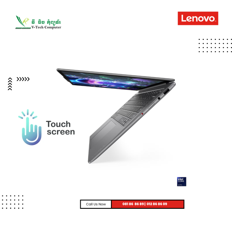 LENOVO YOGA Slim 7 |   14ILL10  -LUNA GREY  ( 2in 1 ) - ( Intel Core Ultra 7-258V / 32GB / 1 TB PCIE SSD / 14" OLED -2.8K-120Hz  /Win 11) TuochScreen