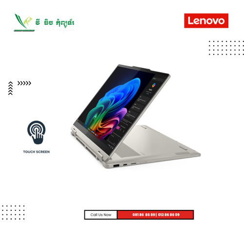 LENOVO YOGA 7 |  14AKP10 -SeaShell  ( 2in 1 ) - (AMD Ryzen AI 5-340 /16 GB / 512 GB PCIE SSD / 14" OLED -2K FHD+ /Win 11) TuochScreen