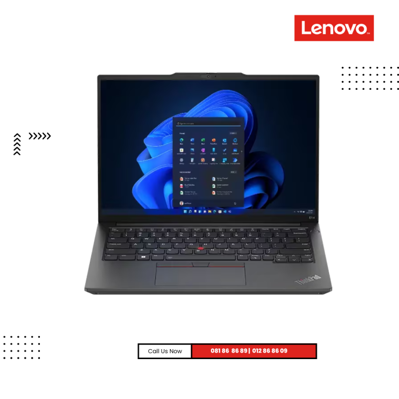 LENOVO ThinkPad E14 | Gen 5-BLACK ( Intel Core i7-1355U  / 8GB /512 GB PCIE /14"FHD+ / Win 11 Pro )
