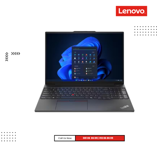 LENOVO ThinkPad E16 | Gen 3-Black ( Intel Core Ultra 5-225U  / 16GB/SSD 512 GB PCIE /16''FHD+/DOS )