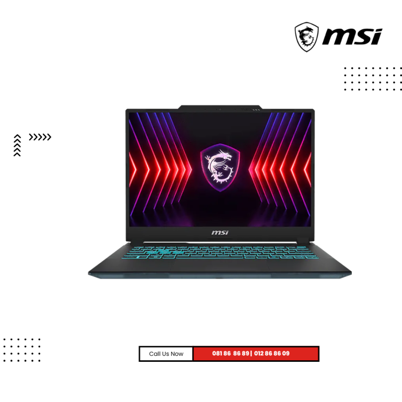 MSI Cyborg 14 | A13VF-216KH-Translucent Black ( Intel Core i7-13620H / 16GB / 1TB PCIe SSD /14"FHD (144Hz) /RTX 4060-8GB/Win 11 )
