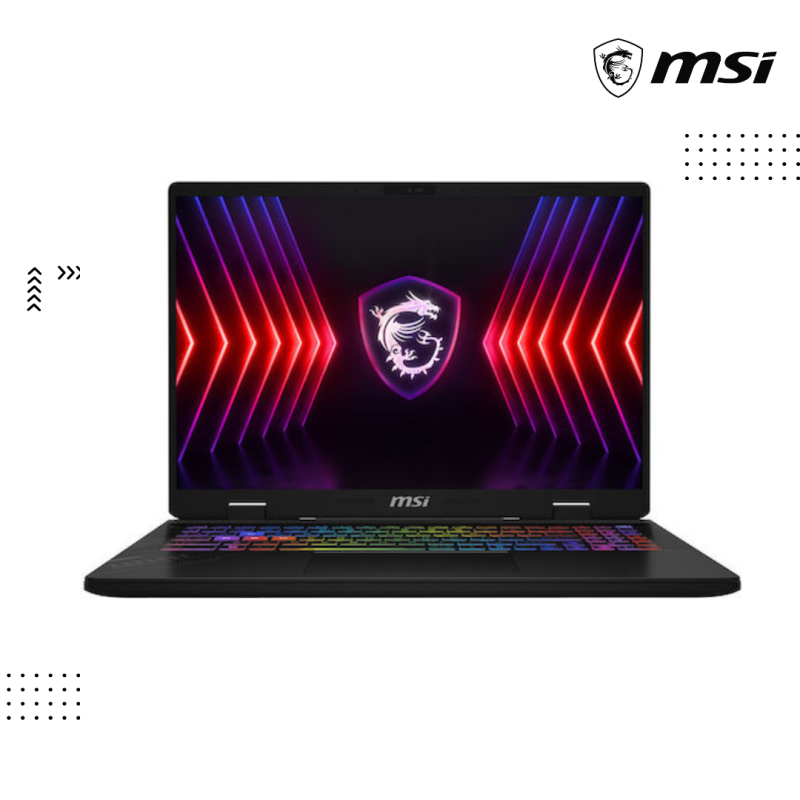 MSI Crosshair 17 |  HX D14VGKG-235KH-Cosmos Gray ( Intel Core i7-14650HX /16 GB/1TB PCIE/17"2K-240HZ /RTX4070-8GB /Win 11)