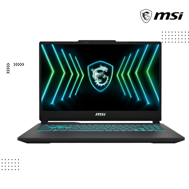MSI Cyborg 15 |  Black Edition A13UC-2440KH -Black  Raptor Lake ( Intel i7-13620H/16GB / 512 GB PCIE /15.6"FHD(144Hz) IPS  /RTX3050-4GB /Win 11)
