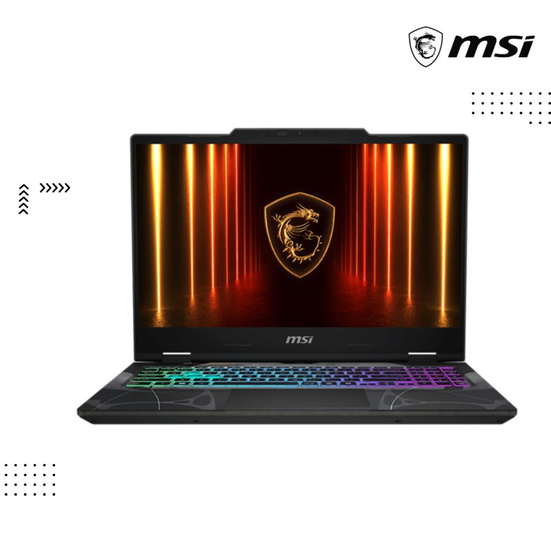 MSI Cyborg 15 | B13WFKG-620KH  Translucent Black  ( Intel  Core i7-13620H/16GB / 512 GB PCIE /15.6"FHD(144Hz)  IPS  /RTX5060-8GB /Win 11)