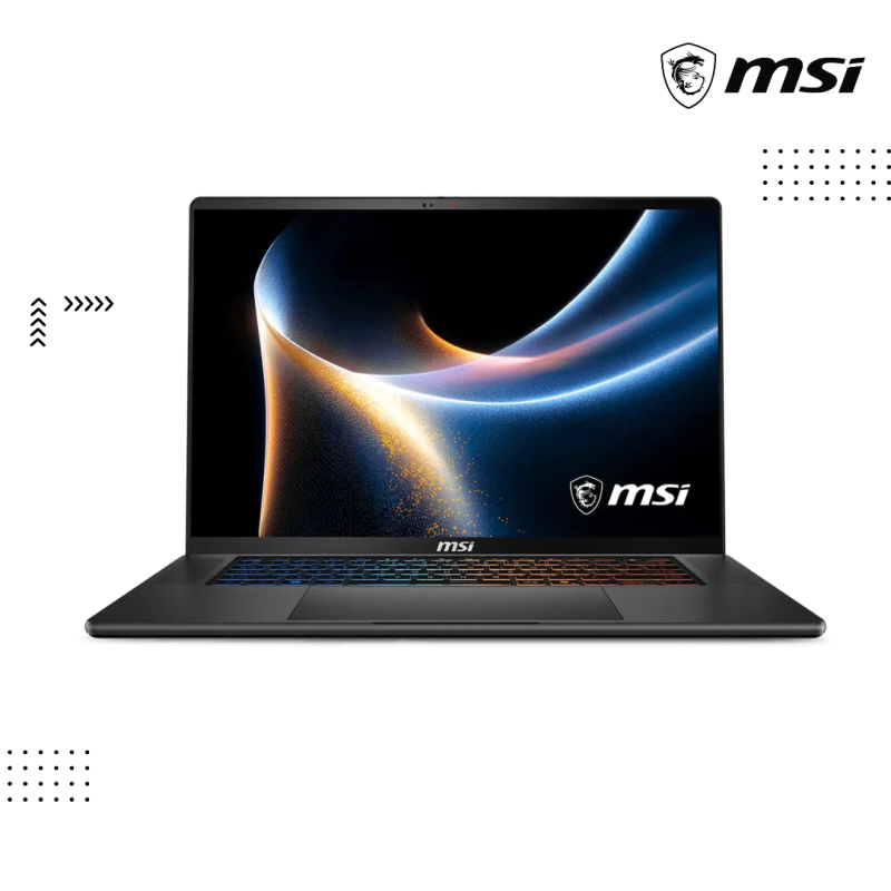 MSI Stealth 16 | AI+ B3WF-035KH-Charcoal-Black ( Intel Core™ Ultra 9-386H /16GB / 1TB PCIE SSD /16"2K -OLED- (240Hz)/RTX506-8GB /Win 11 )