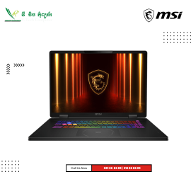 MSI Crosshair A18  |  HX AI A2XWGKG-013KH- Black  ( Intel  Core™ Ultra 9-275HX/ 16GB/1TB PCIE/18"2K-( 240HZ )- IPS  /RTX5070-8GB /Win 11)   Pre -Order