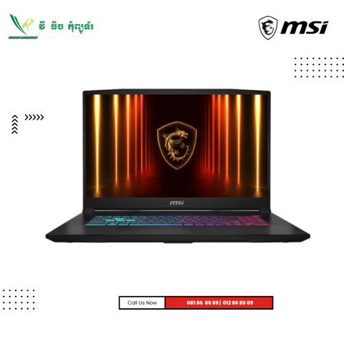 MSI Katana 17 | HX B14WFK-040KH -Black ( Intel Core i7- 14650HX /16GB / 1TB PCIE SSD /17.3"2K-QHD- (240Hz)/RTX5060-8GB /Win 11 )