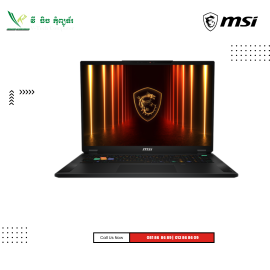 MSI Stealth 18 | HX AI A2XWHG-044KH-Midnight Black ( Intel Core™ Ultra 9-275HX /16GB / 1TB PCIE SSD /18"2K-QHD- (240Hz)/RTX507Ti-12GB /Win 11 )