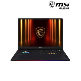 MSI Raider A18 |  HX A9WJG- 034KH-Core Black ( AMD Ryzen™ 9-9955HX3D/ 64GB / 2TB PCIe SSD /18"UHD+ (120Hz) /RTX 5090-24GB/Win 11 )