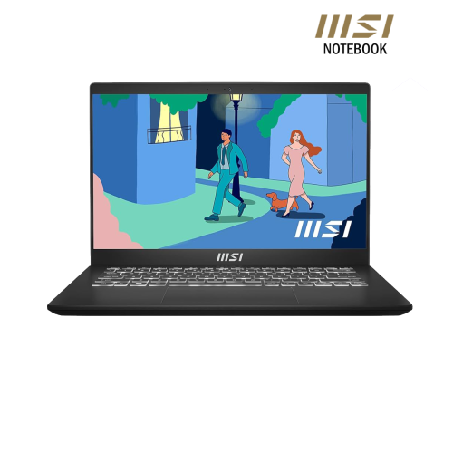 MSI Modern 14 | C12M-259KH-Black ( Intel  i3-1215U/8GB/ 512GB PCIE/14"FHD /Win 11 )