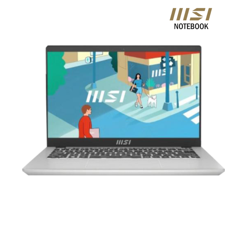 MSI Modern 14 | C12MO-1099KH-SLIVER ( Intel  i5-1235U/8GB/512GB PCIE/14"FHD /Win 11 )