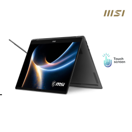 MSI Prestige 16 | Flip AI+ C3MTG-037KH-Platinum Gray ( Intel Core™ Ultra 9-386H / 32GB/ 1TB PCIE SSD /16"2.8K OLED-120Hz  /Win 11 )Touch Screen