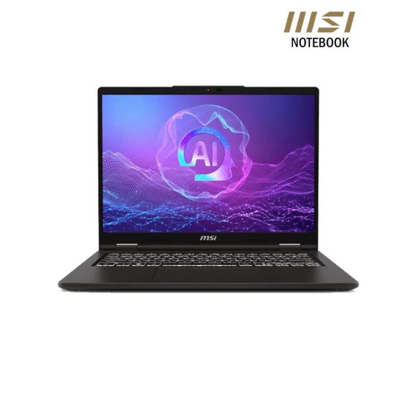 MSI Venture 14 | AI+ A3HMG-003KH-Solid Gray ( AMD Ryzen™ AI 7 350/16GB/512GB PCIE/14" OLED -3.2K -120HZ /Win 11 )