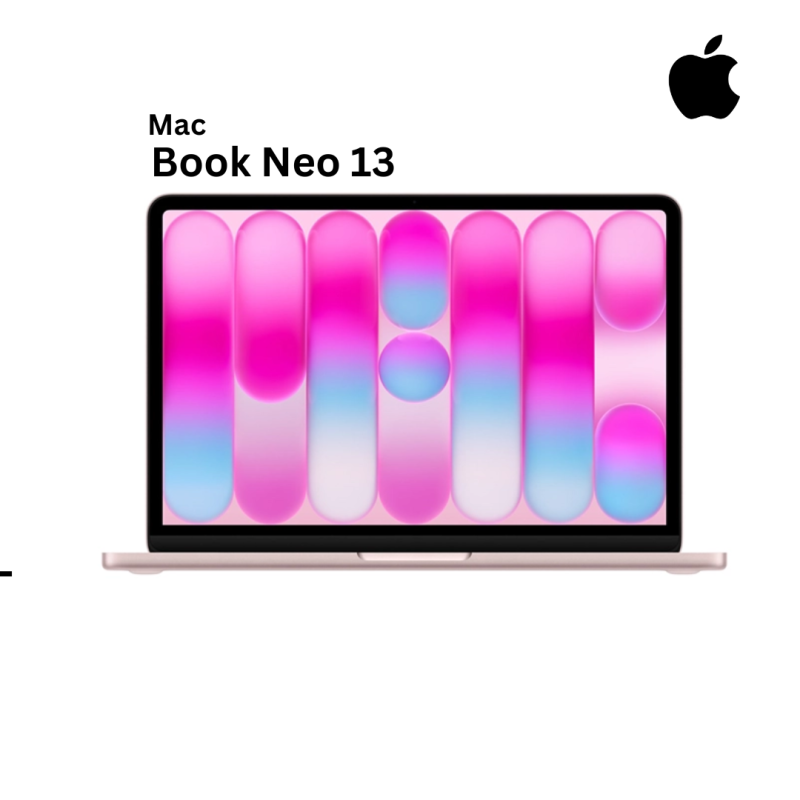 Apple Macbook Neo 13 | Blush ( Apple Chip A18 / 8GB / 256 GB PCIE /13 Inch" )- 2026