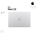 Apple Macbook Neo 13 | Sliver ( Apple Chip A18 / 8GB / 256 GB PCIE /13 Inch" )- 2026