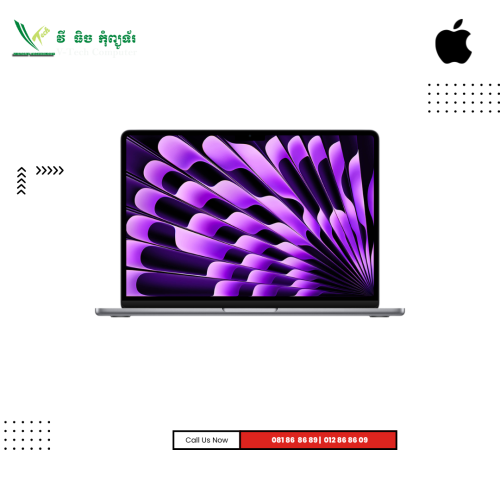 Apple Macbook AIR 13 | MXCR3ZP/A -Space Gray ( Apple M3/ 16GB / 512 GB PCIE /13.6 inch" ) -2024