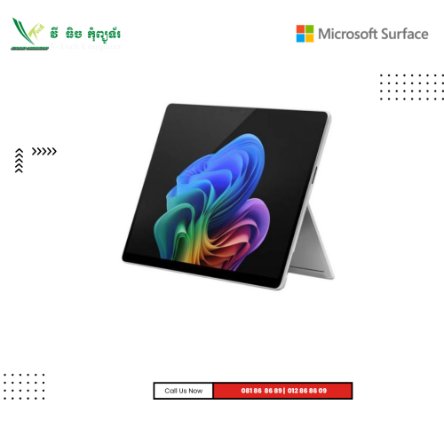 Microsoft Surface Pro 11 |  Edition Copilot+PC - Platinum ( Snapdragon X Elite / 16GB / 512  GB PCIE / 13"-OLED /Win 11  Home  ) Touch Screen