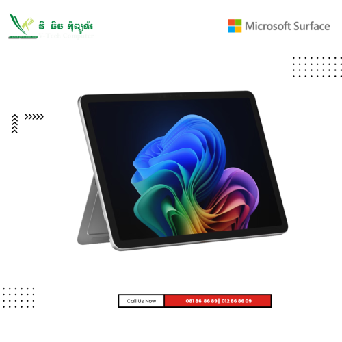 Microsoft Surface Pro 12 | Copilot+PC-Platinum ( Snapdragon X-Plus / 16GB / 256 GB PCIE / 12"/Win 11 ) -Tuoch Screen