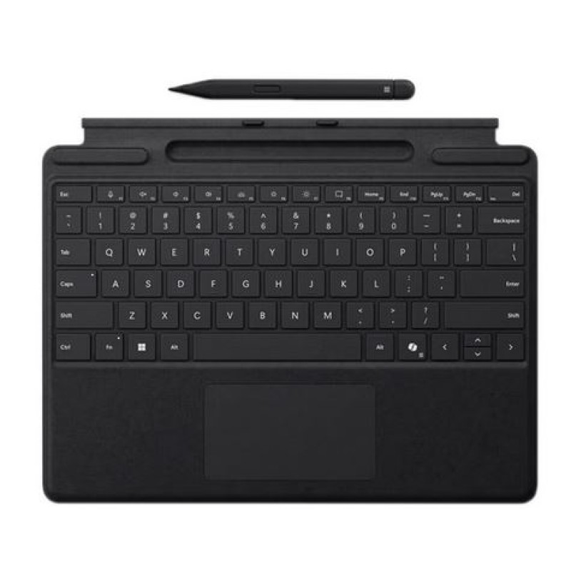 Keyborad Surface | Pro X+8+9+10 Signature Type Cover+ Slim Pen Series 2  ( Black )