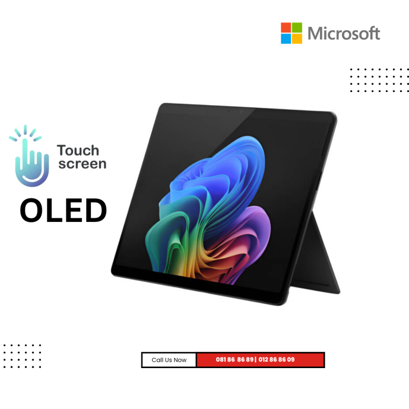 Microsoft Surface Pro 11 | Edition Copilot+PC - BLACK ( Snapdragon X Elite / 16GB / 1 TB PCIE / 13"-OLED /Win 11 Home ) TuochScreen