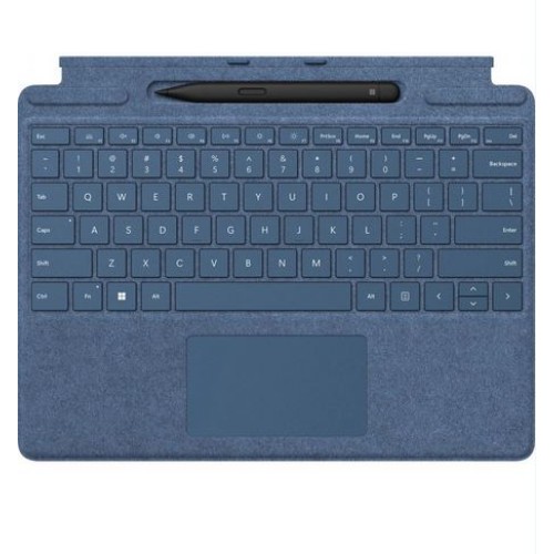 Keyborad Surface | Pro X+8+9+10 Signature Type Cover+ Slim Pen Series 2 ( ice Blue  )