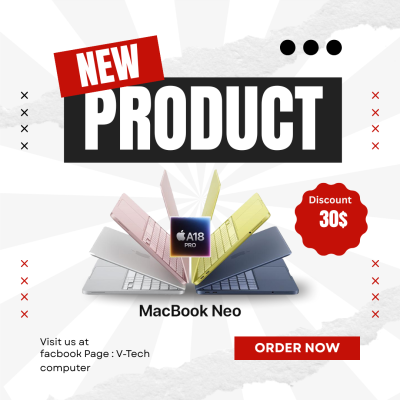 Apple Macbook Neo 13 | Citrus ( Apple Chip A18 / 8GB / 256 GB PCIE /13 Inch" )- 2026