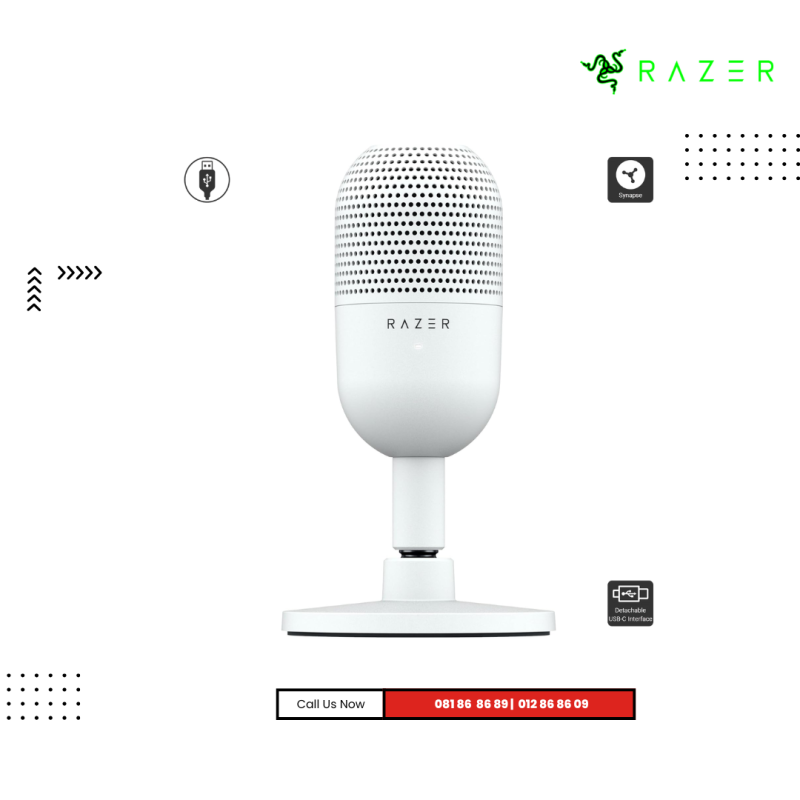 Microphone Razer | AI-SEIREN-MINI-V3-WH