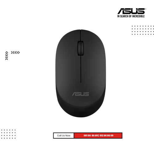 Mouse Asus  |  MW103-Black​  Silent​  ( Wireless ​)