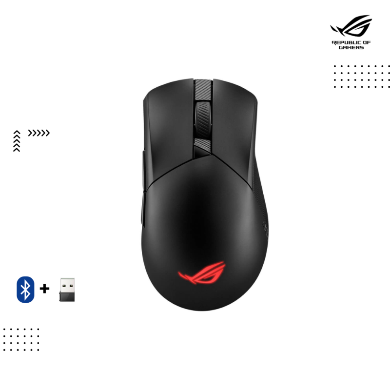 Mouse Asus ROG | Gladius III Gaming  P711 ( Wireless + Bluetooth  ) Black