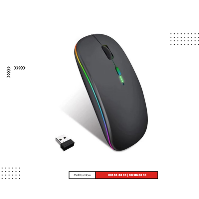 Mouse WIC |  WIRELESS  USB ( Black / GRAY )