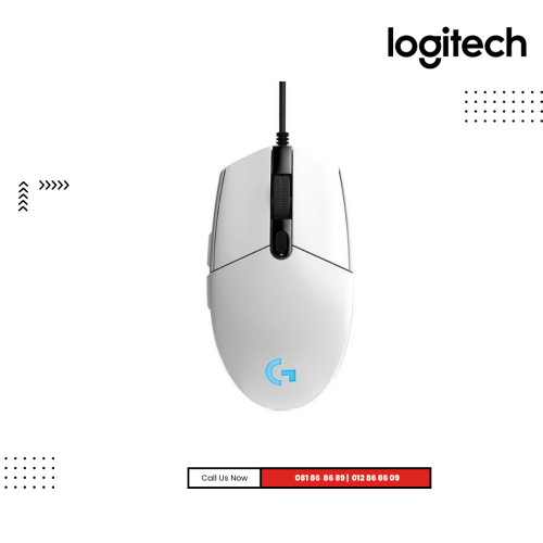 Mouse Logitech | G102 GEN2 Lightsync Gaming  ( Black And White )