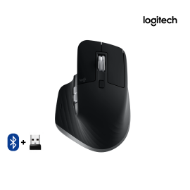 Mouse Logitech | MX Master 3S  For Mac Performance -SPACE GREY ( Bluetooth + Wireless )