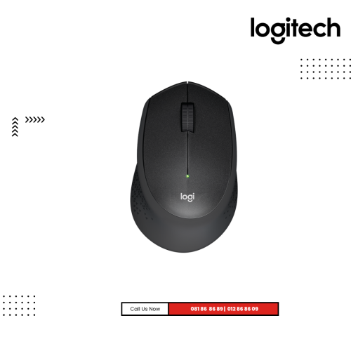 Mouse Logitech |  M330 Silent Plus- Black ( Wireless )