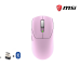 Mouse MSI | FORGE GM340 W - ( WIRELESS + BLUETOOTH ) GAMING ( Black /White/Navy/Violet/ Sky )
