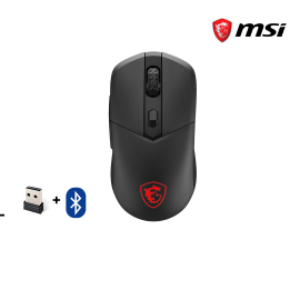 Mouse MSI | VERSA 300 ELITE -( WIRELESS + BLUETOOTH )   GAMING   ( Black )