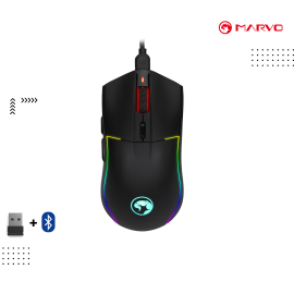 Mouse Marvo | G965W- RGB GAMING ( Wireless + Bluetooth )